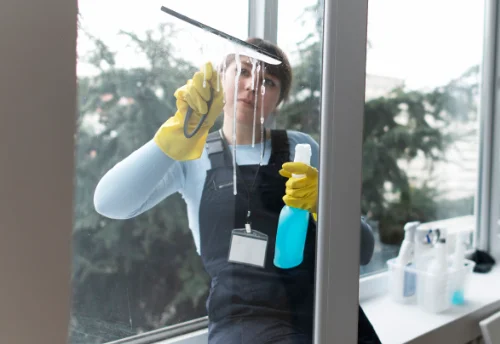 Nettoyage de vitres intérieures et extérieures à Trébry